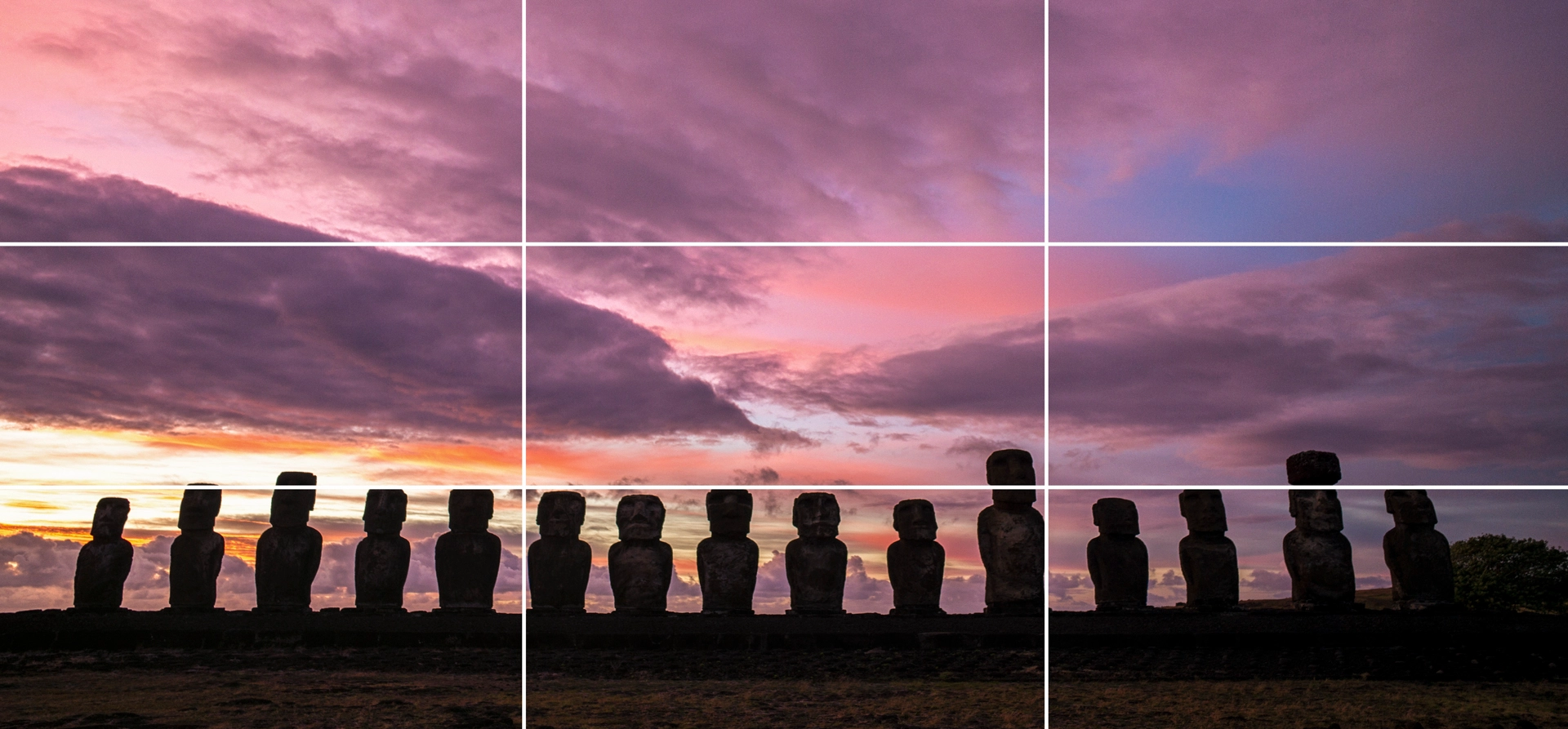 Easter Island sunset